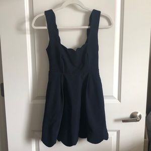 Nasty gal Baby Doll Dress in Navy